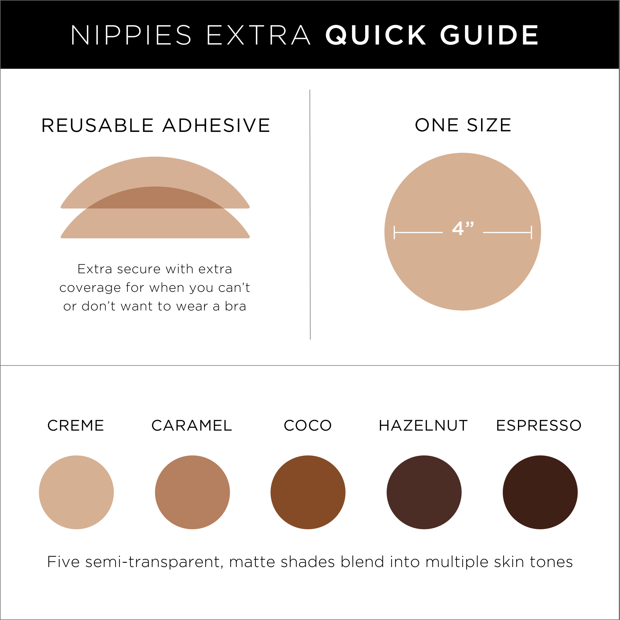 Serene Cove™ | Nippies Adhesive Nipple Covers - Extra Thick