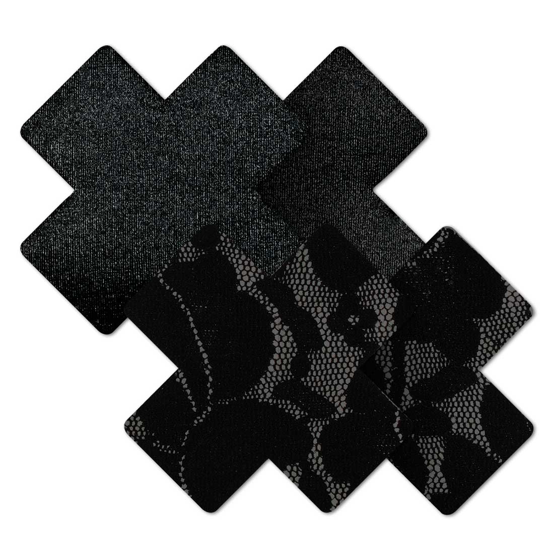 Serene Cove™ | Cross Nipple Covers - Fabric