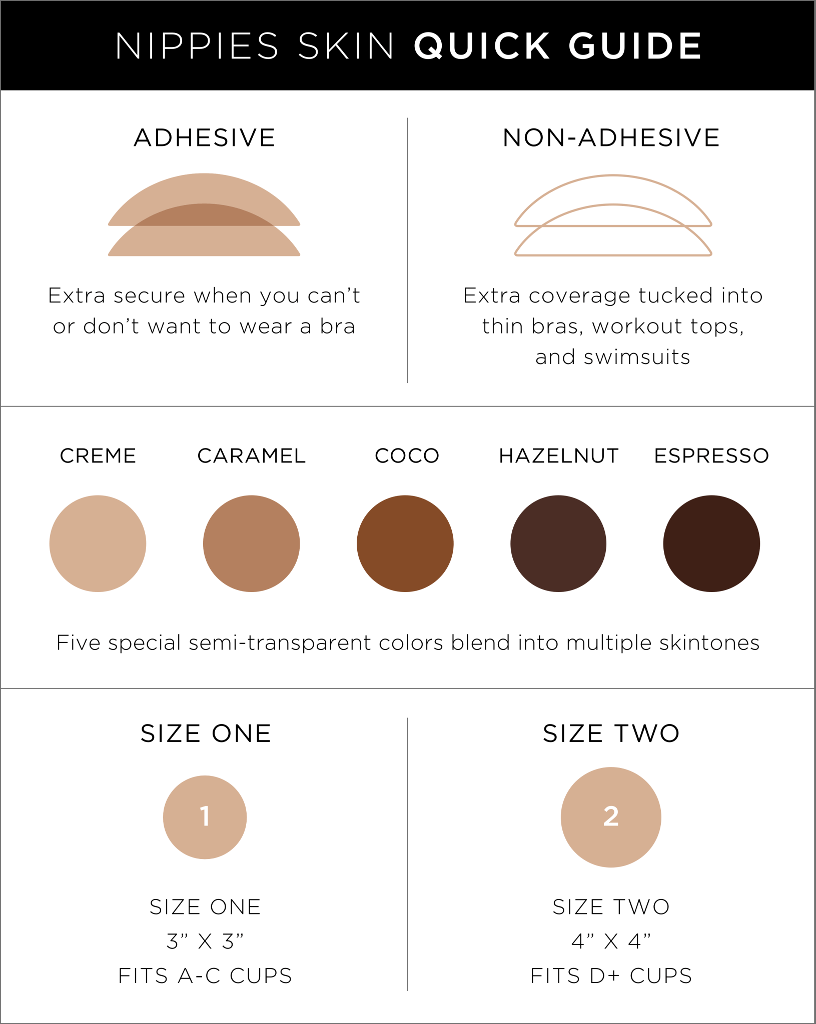 Serene Cove™ | Nippies Non-Adhesive Nipple Cover Inserts